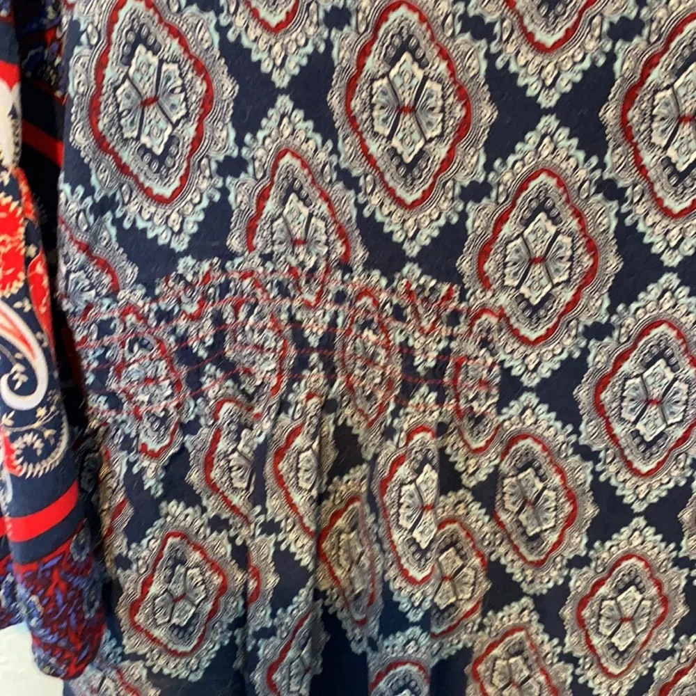 💜💜 Umgee Boho Paisley Spring Dress Size M
